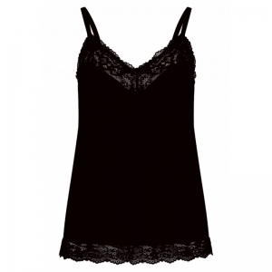 LACE TOP DAILY 02 ZWART