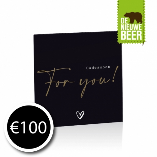 CADEAUBON €100 FOR YOU
