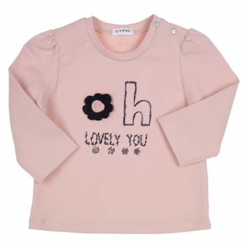 MKL T-SHIRT LM OH LOVERLY YOU OLDROSE