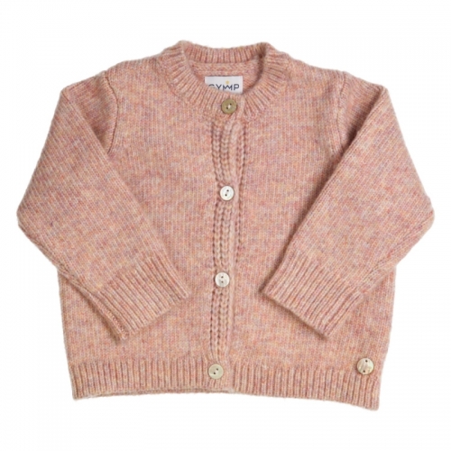 MKL CARDIGAN KNITTED OLD ROSE