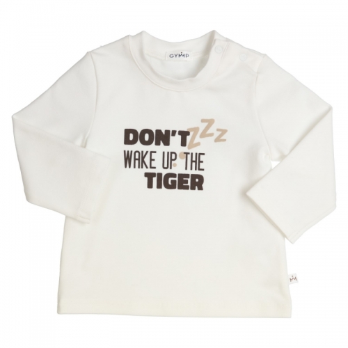BJ T-SHIRT LM WAKE UP THE TIGE OFFWHITE