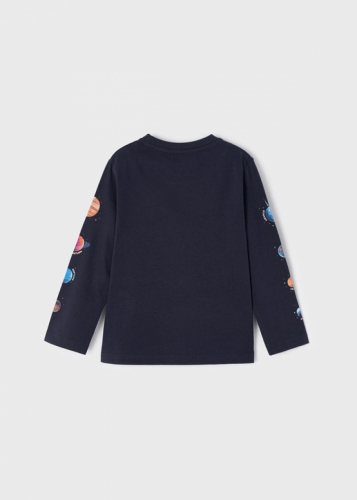 JKL T-SHIRT LM OUTER SPACE 032 MARINE