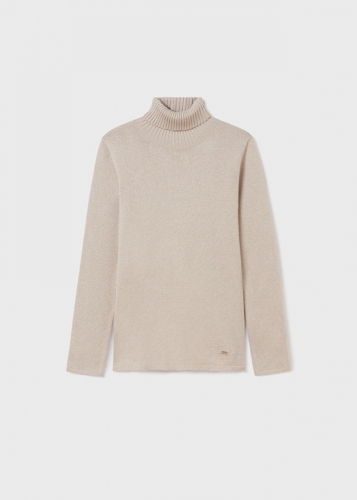 M SOUS PULL TRICOT BASIC 035 BISCUIT