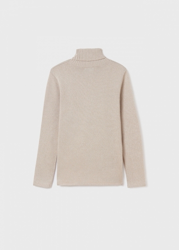 M SOUS PULL TRICOT BASIC 035 BISCUIT