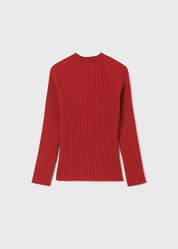 M SOUS PULL MAILLE 012 ROUGE