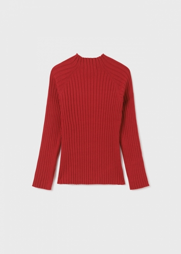M SOUS PULL MAILLE 012 ROUGE