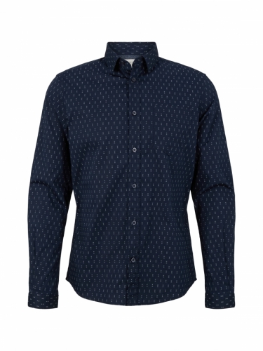 000000 102020 [fitted print] 30150 navy geom
