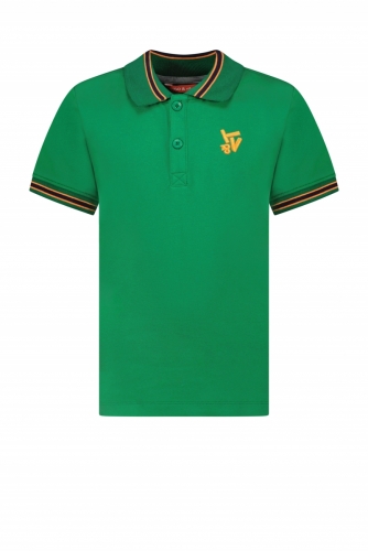 JKL POLO WITH STR COLOR EMBR 330 BRIGHT GREE