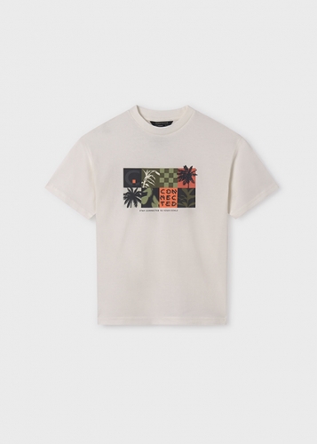 J T-SHIRT KM CONNECTED 057 BLANC NEIG