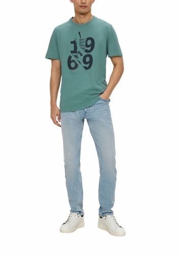 113110 1213011 [T-Shirt] 65D2 BLUE GREEN