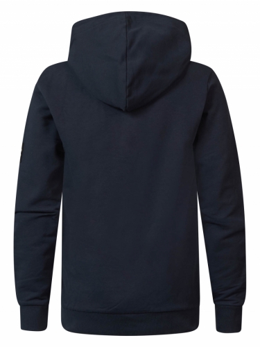 Boys Sweater Hooded Print 5178 Navy Blue