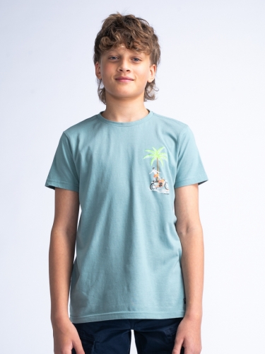 Boys T-Shirt SS 5179 Aqua Grey