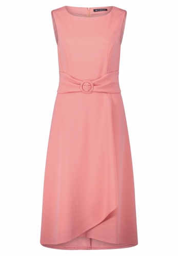3132 Kleid Kurz Polyester [Kle 4034 Shell Pink