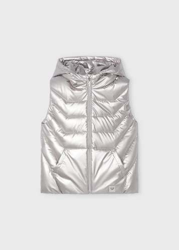 MKL GILET MATELASSE 048 OR BLANC