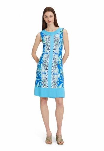 3114 Kleid Kurz Jersey [Collec 8850 Blue/Green