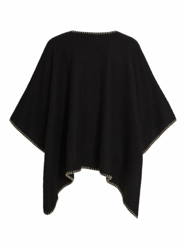 121225 Poncho 178035 Black