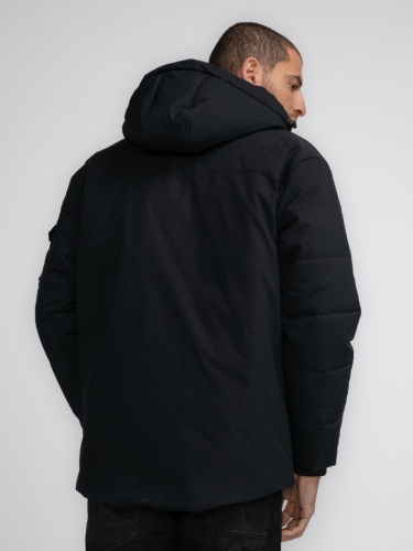 Men Jacket Parka 9091 Dark Black