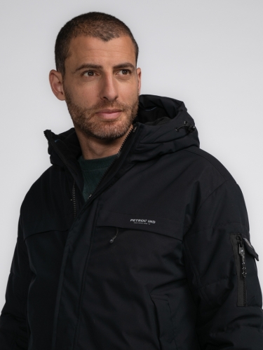 Men Jacket Parka 9091 Dark Black