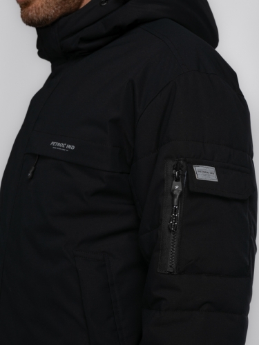 Men Jacket Parka 9091 Dark Black