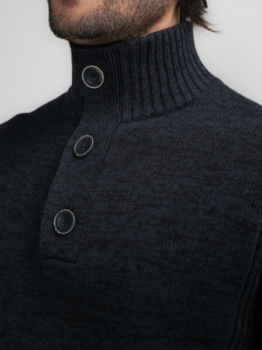 Men Knitwear Collar 5120 Sky Captai