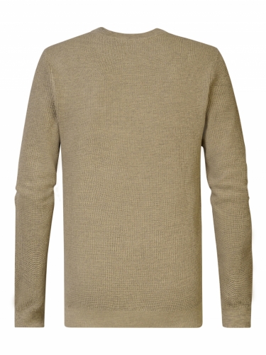 Men Knitwear Round Neck Basic 7140 Oak