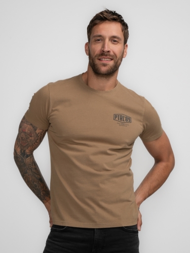Men T-Shirt SS Classic Print 7140 Oak