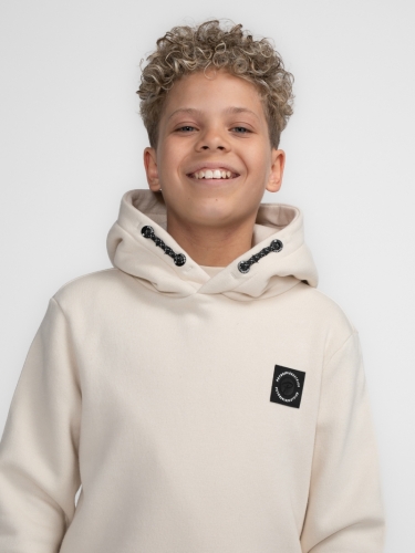 Boys Sweater Hooded 7137 Ecru