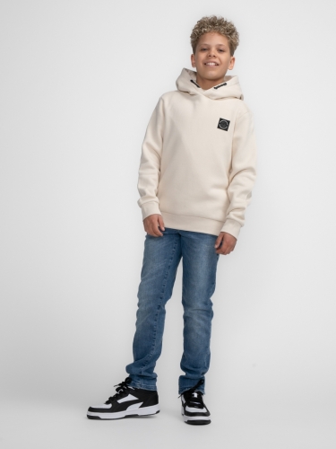 Boys Sweater Hooded 7137 Ecru