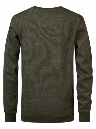 Boys Sweater Round Neck 6088 Army Green