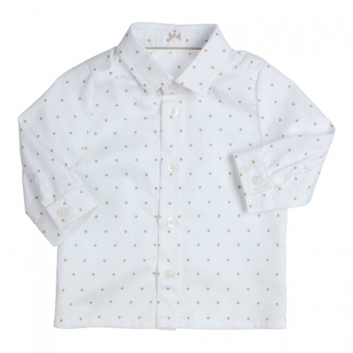 Shirt Jeron W-BG White - Be