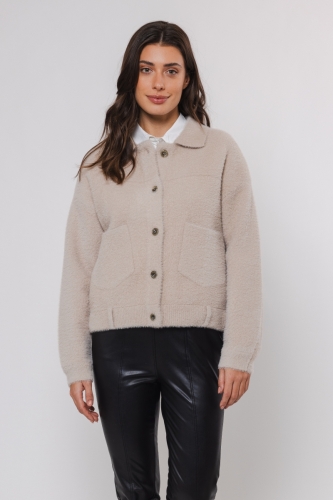 Boxy jacket Stone -