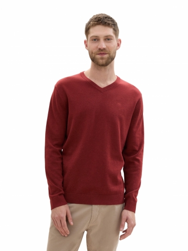 000000 103024 [basic v-neck] 35676 burgundy 