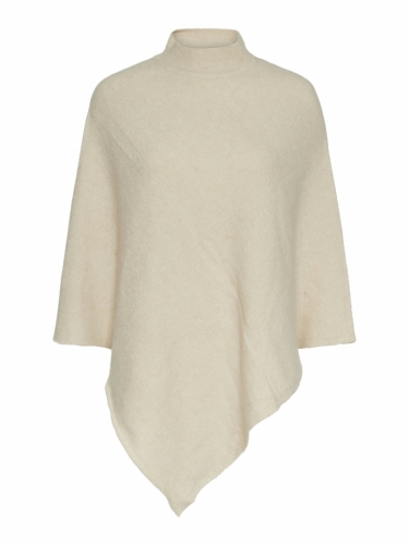 121225 Poncho 220051 White Pe