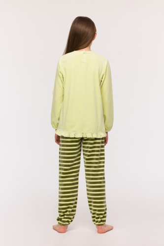 Meisjes-Dames Pyjama 705 lichtgroen