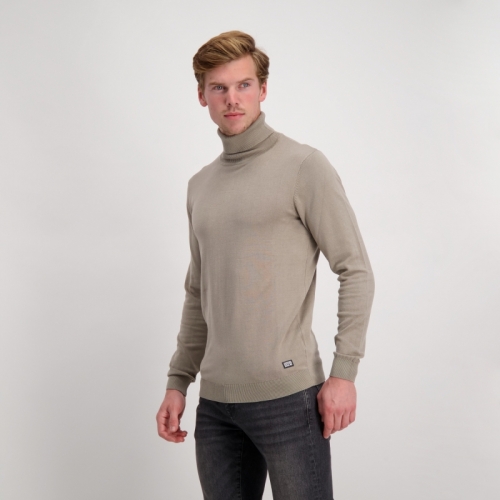 BYRREL Turtle Neck Sand - -