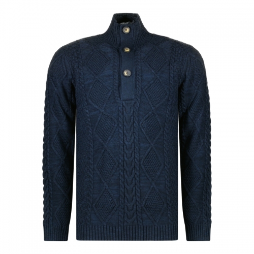 CRAYS Knit Botton Navy - -