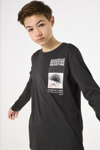 133100 14 [Boys-T-Shirts l.sl. 2884-dark grey 