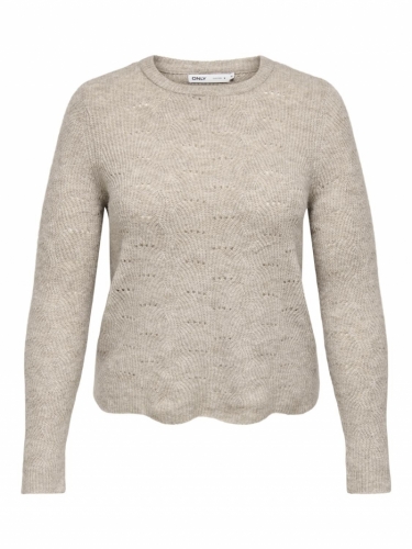 121010 Pullover 198930001 Taupe