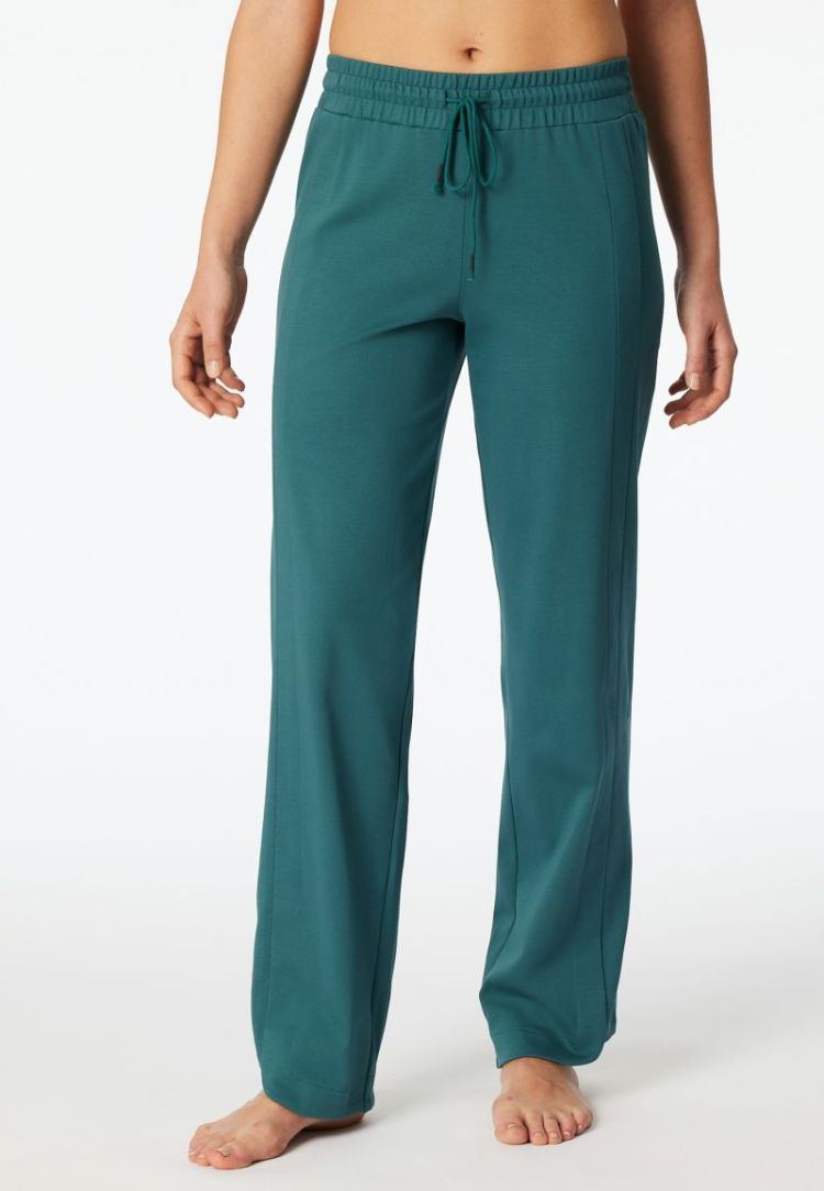D NACHTGOED LANGE BROEK 700 D.GROEN