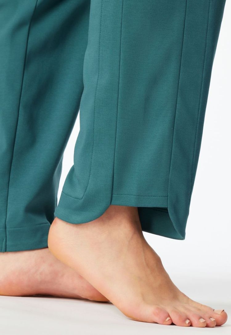 D NACHTGOED LANGE BROEK 700 D.GROEN