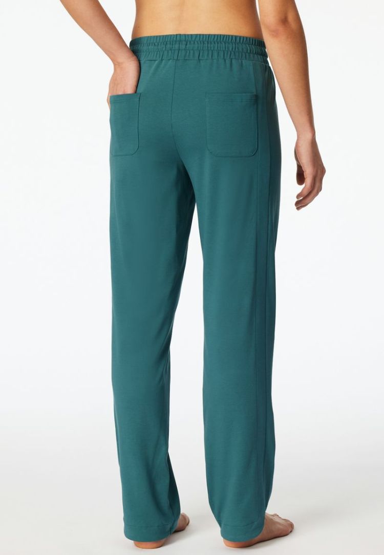 D NACHTGOED LANGE BROEK 700 D.GROEN