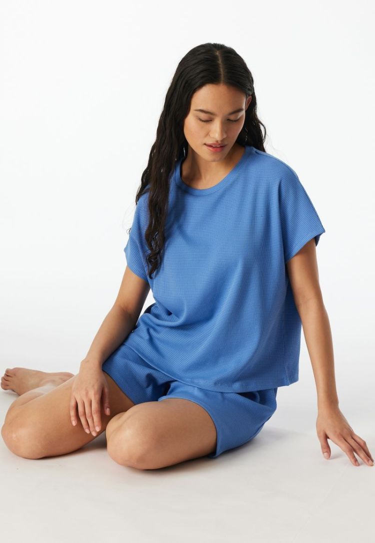 D PYJAMA SHORT 833 AQUA