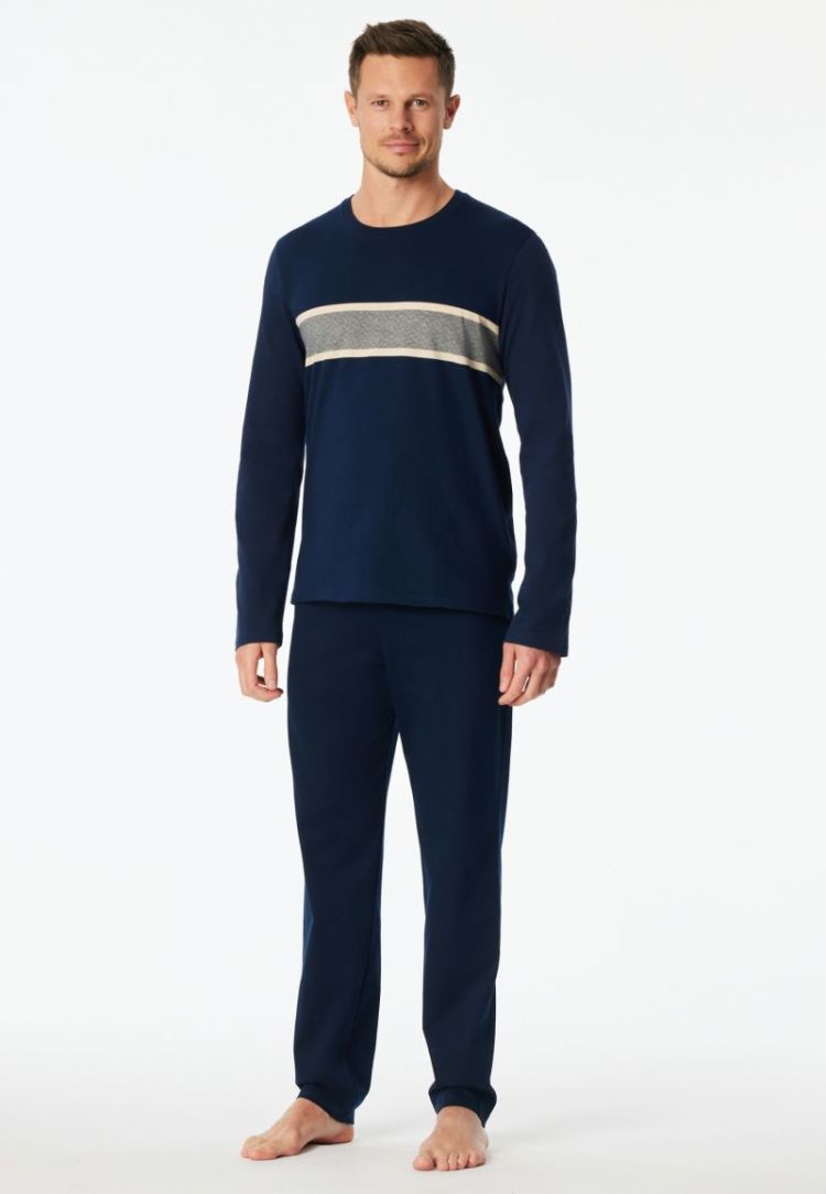 H PYJAMA LANG 801 ADMIRAAL