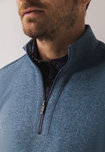 113002 113002 [Pullovers] 5600 grijsblauw