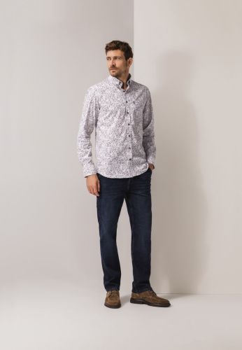 113310 113310 [Shirts LM] 4998 donkerrood