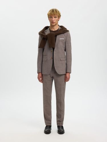 Tailored Trousers Dark Sand Melan