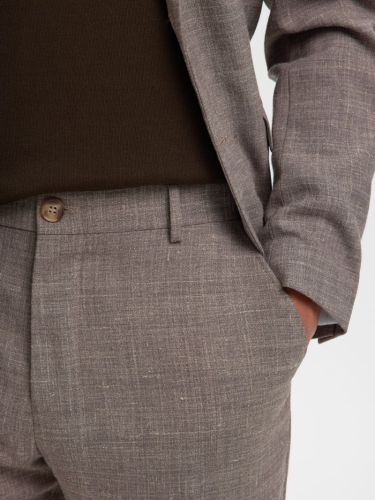 Tailored Trousers Dark Sand Melan