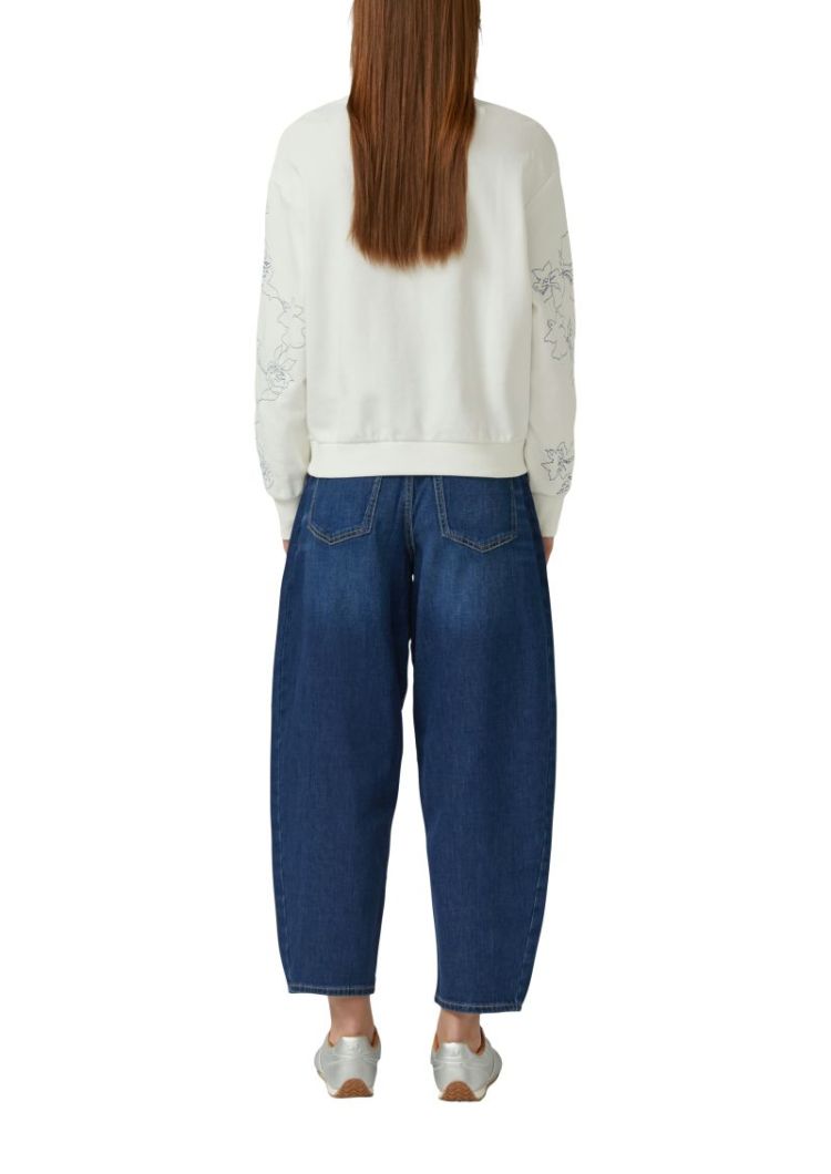 123060 1414013 [Sweatshirt] 02B5 WHITE