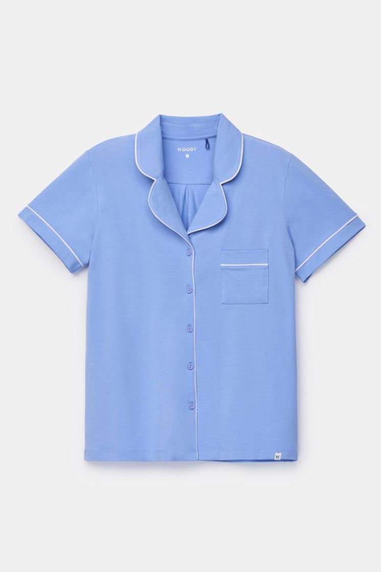 Meisjes-Dames pyjama 840 blauw