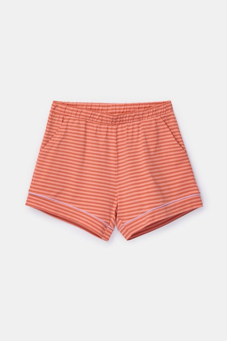 Meisjes-Dames pyjama 902 perzikoranj